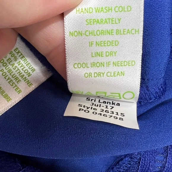 Lilly Pulitzer CAlA Romper Mystical Knotty Lace Blue Size 2 - Picture 12 of 13